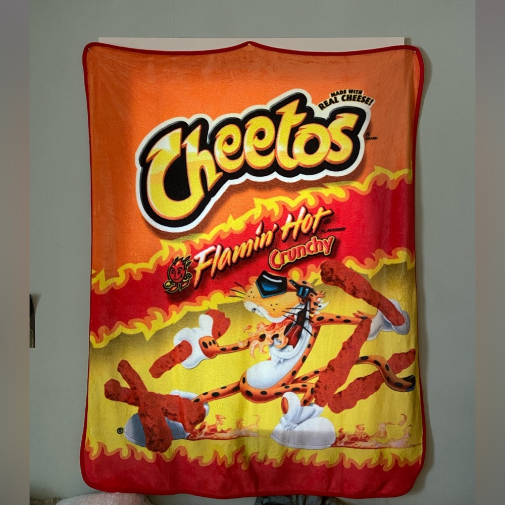 Flamin’ Hot Cheetos Throw Blanket